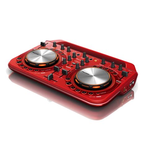 DISC Pioneer DDJ-WeGO2 DJ Controller, Red at Gear4music