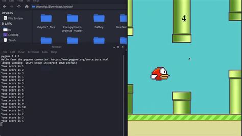 Flappy Bird game in python pygame - YouTube