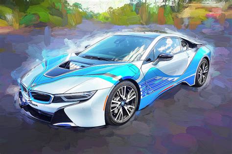 2015 BMW I8 HYBRID Sports Car Photograph by Rich Franco - Pixels