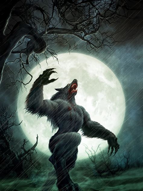 Howl Of The Werewolf, Digital Arts by Martin Mckenna | Artmajeur