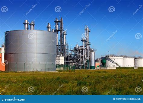 Silos and tank farms stock photo. Image of plastics, markets - 18719112