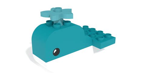 LEGO Duplo Whale in 3D building instructions | BuildIn3D