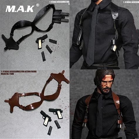 1/6 the Killer John Wick Black/Brown Essential Gear Series the Shoulder ...