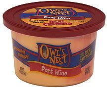 Owls Nest Cheese Spread Port Wine 10.0 oz Nutrition Information | ShopWell