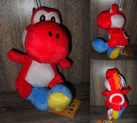 Plush Super Mario Bros Yoshi red | Etsy