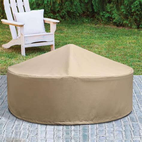 Patio Armor Ripstop Round Fire Pit Cover-SF46618 - The Home Depot