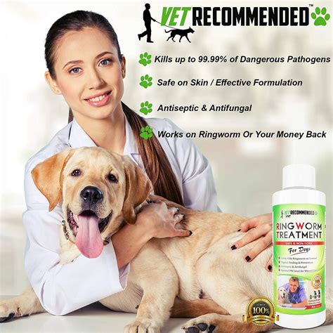 Ringworm Treatment for Dogs - 4oz Concentrate Makes Two 16oz Bottles ...