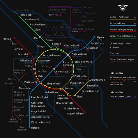 Transit Maps: Submission – Unofficial Map: Bucharest Metro Diagram by ...