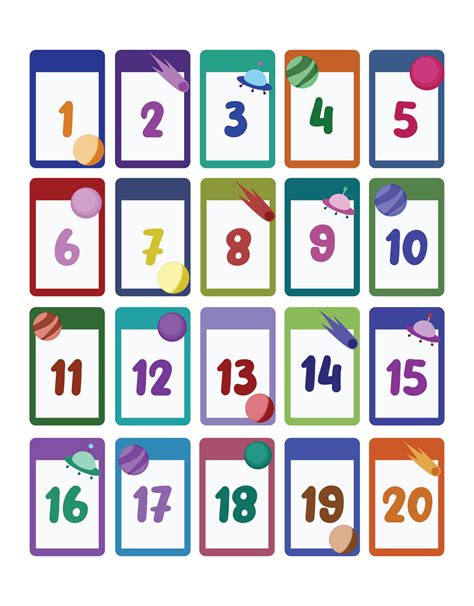 8 Best Images Of Printable Number Flash Cards 1 20 Free Printable ...