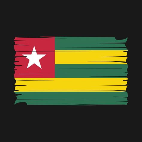 Togo Flag Vector 20166931 Vector Art at Vecteezy