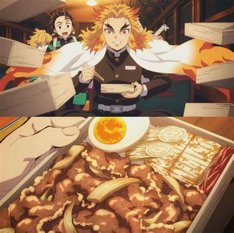 Rengoku's bento box from Kimetsu No Yaiba/Demon Slayer : r ...