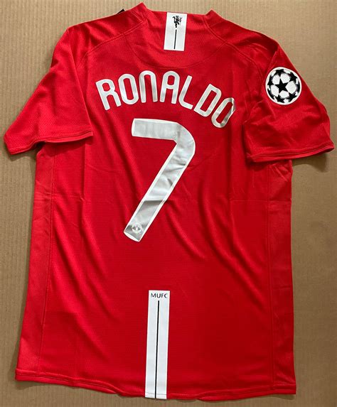 2008 Manchester United 7 Cristiano Ronaldo UCL Final Trikot | Etsy