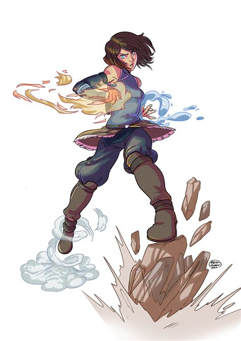 Avatar Korra fan art on Behance