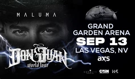 Maluma - Don Juan Tour tickets in Las Vegas at MGM Grand Garden Arena ...