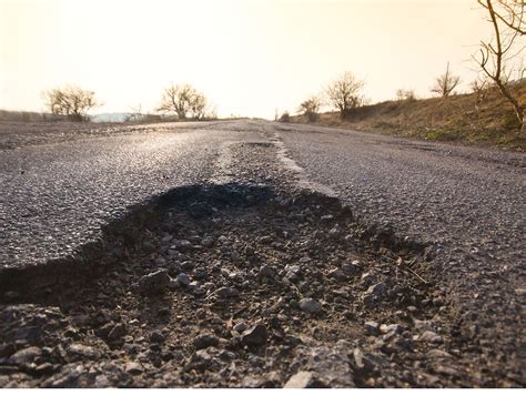 Why you should avoid potholes on the road