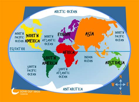 Continents And Oceans Facts For Kids