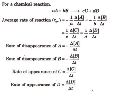 CBSE Class 12 Chemistry Notes : Chemical Kinetics