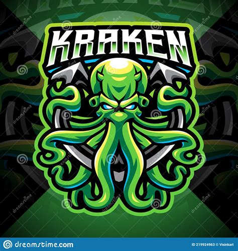 Kraken Octopus Tech Logo . Kraken Octopus Logo Polygon Colorful ...