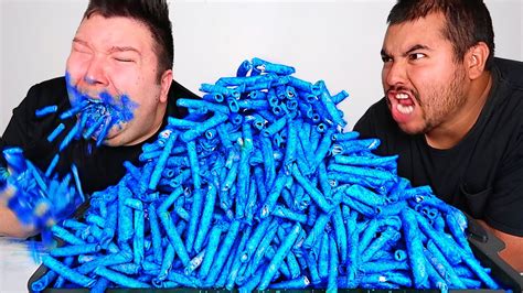 Matt Stonie's 10,000 Calorie EXTREME BLUE HEAT Takis Fuego Challenge ...