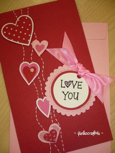 Handmade greeting cards by Yuriko: Love You Card