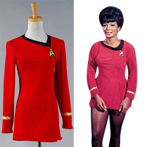 Aliexpress.com : Buy Star Trek Duty Uniform TOS Red Dress Party ...