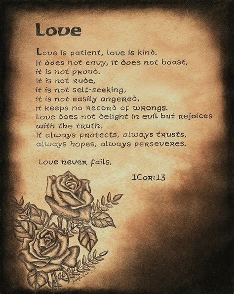 ""Love is" Bible verse 1Cor:13" by iLovePencils | Redbubble