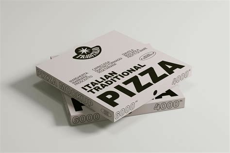 Pizza Box Mockup - Design Cuts