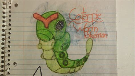 Caterpie Drawing. by NekoGirlCutie on DeviantArt