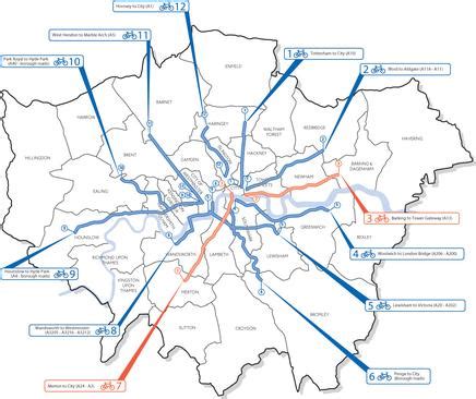 London’s cycle superhighways | TXNews | Transport News