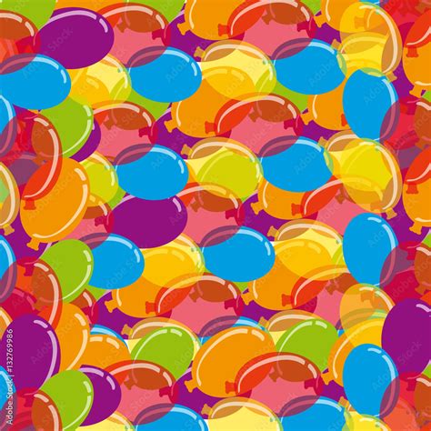 Colour balloons background Stock Vector | Adobe Stock