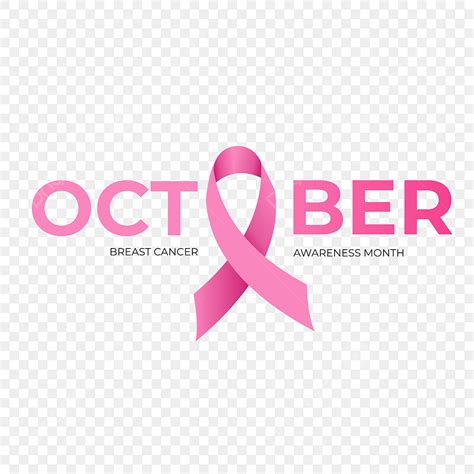 Breast Cancer Awareness Vector Hd PNG Images, October Breast Cancer ...