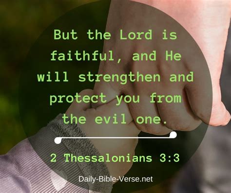 Daily Bible Verse | Promises of God | 2 Thessalonians 3:3 (NKJV)