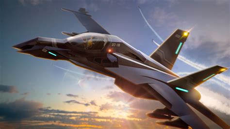 ArtStation - Sci-Fi Fighter Jet