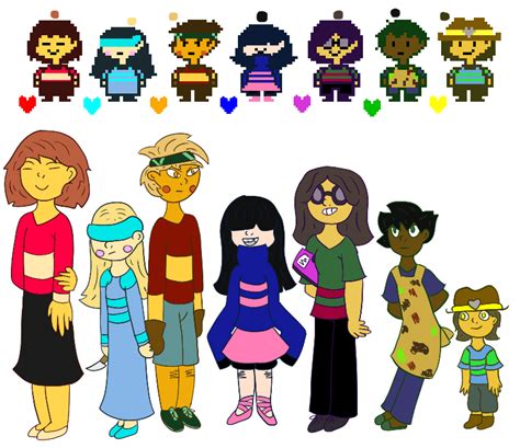 UndertaleHuman OCs by Zerada on DeviantArt