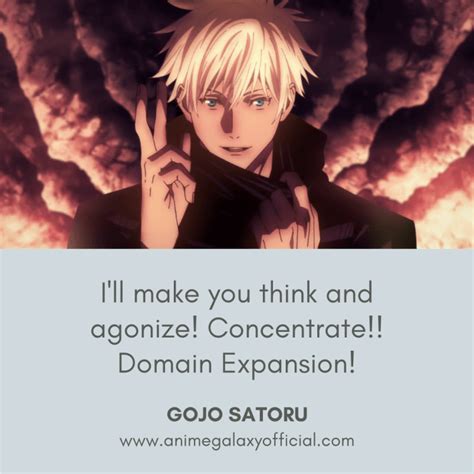 10+ Best Gojo Satoru Quotes In Jujutsu Kaisen - Anime Galaxy