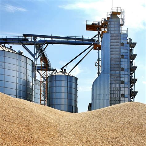 External construction, storage and drying of grain, wheat, corn ...