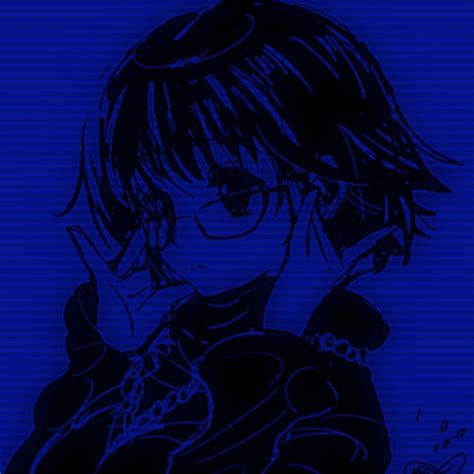 Blue Pfp Blue Anime Blue Aesthetic Dark Aesthetic Anime | Images and ...