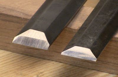 Close Grain: Double-Bevel Paring Chisel Sharpening, part 2