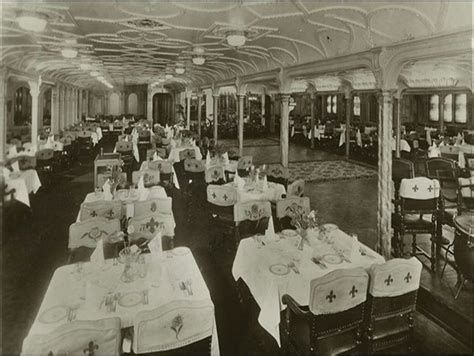 First Class Dining Room aboard the Olympic (1911), used as a Ballroom ...