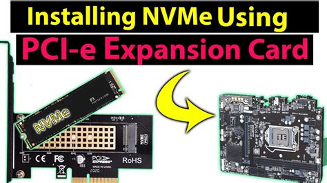 PCI express to NVMe adapter - Install NVMe Using PCI Express card in ...