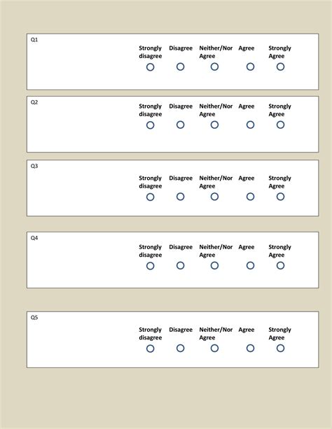 30 Free Likert Scale Templates & Examples ᐅ TemplateLab