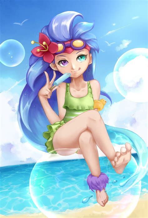 Pool Party Zoe | Wallpapers & Fan Arts | League Of Legends | LoL Stats