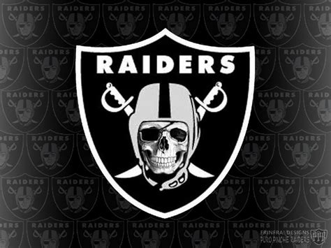 Raiders Skull Logo | Oakland raiders wallpapers, Raider nation, Raiders ...