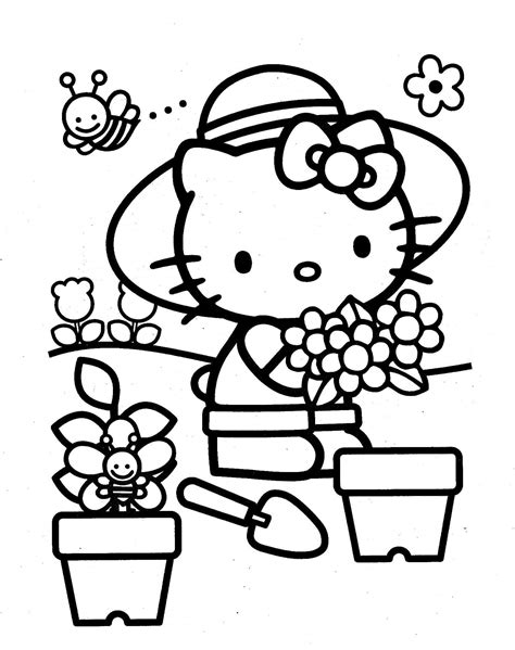 Hello Kitty Coloring Pages – Printable Coloring Pages