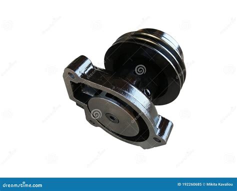 New Water Pump Truck Isolated on White Background. Stock Image - Image ...