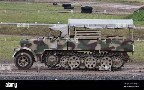 German sd kfz 8 half track hi-res stock photography and images - Alamy