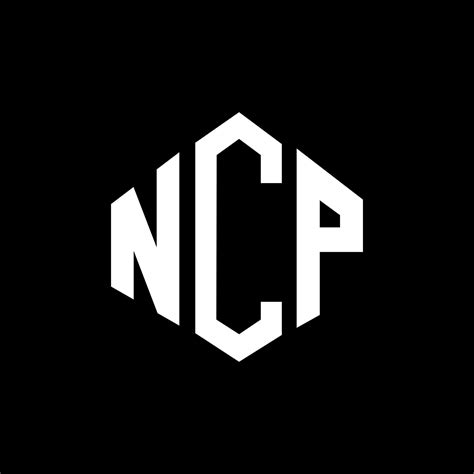 NCP letter logo design with polygon shape. NCP polygon and cube shape ...