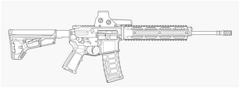 How To Draw A Assault Rifle - Understandingbench16