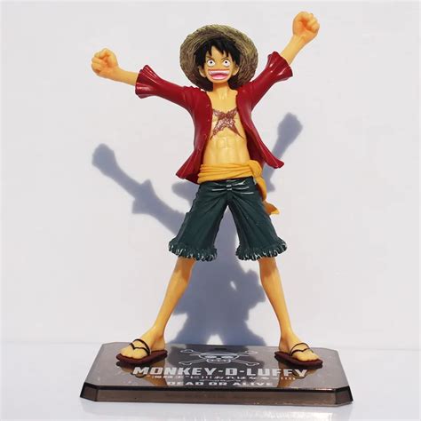 1 Piece Anime Cartoon One Piece Luffy Figure For The New World Luffy ...