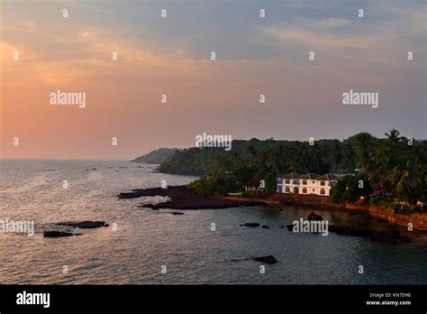 Panaji beach on sunset Stock Photo - Alamy